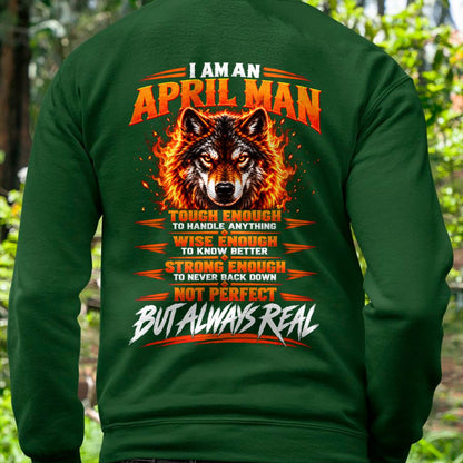 APRIL – NOT PERFECT BUT ALWAYS REAL , WOLF SHIRT - FOR MAN - TLEE04 (SKU2610-56-04)