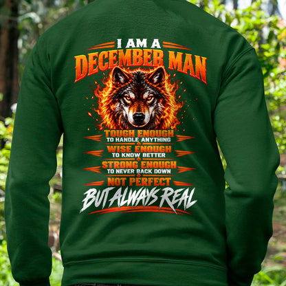 DECEMBER – NOT PERFECT BUT ALWAYS REAL , WOLF SHIRT - FOR MAN - TLEE12 (SKU2610-56-12)