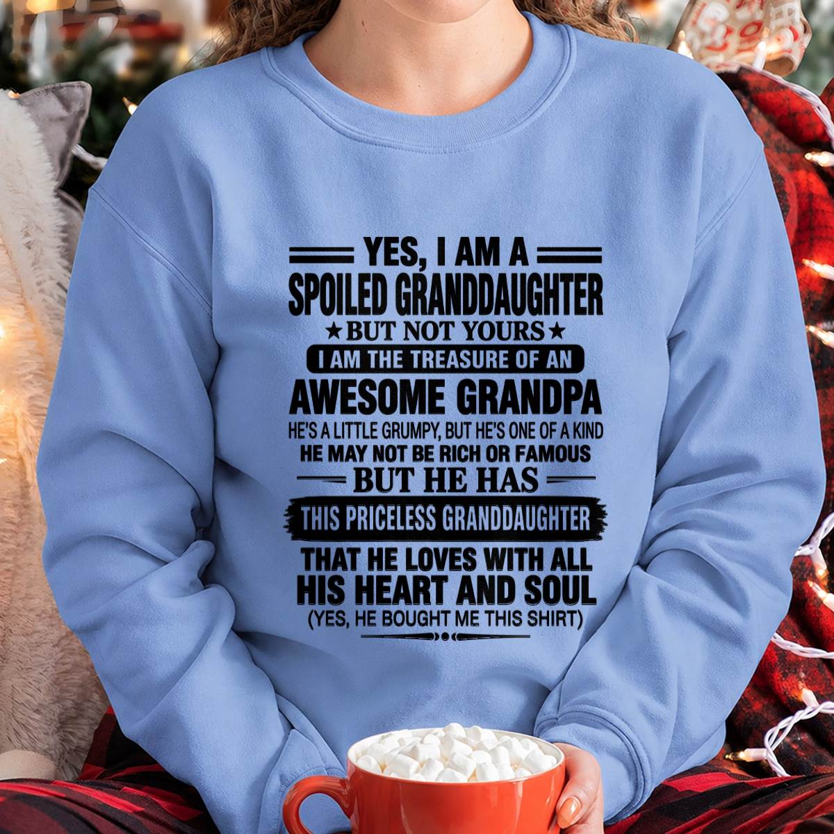 GRANDPA & SPOILED GRANDDAUGHTER - FROM GRANDPA - TLEE00 (SKU2609-158-00)
