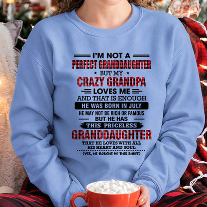 JULY - PRICELESS GRANDDAUGHTER - FROM GRANDPA - TLEE07 (SKU2608-446-07)