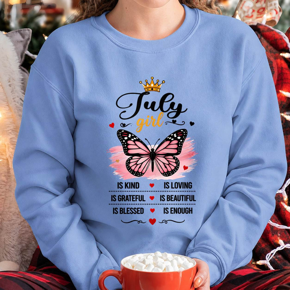JULY GIRL BUTTERFLY SHIRT - FOR WOMEN - TLEE07 (SKU2608-593-07)