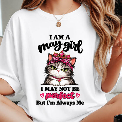 MAY GIRL CAT SHIRT – ALWAYS ME - FOR WOMEN - TLEE05 (SKU2610-100-05)
