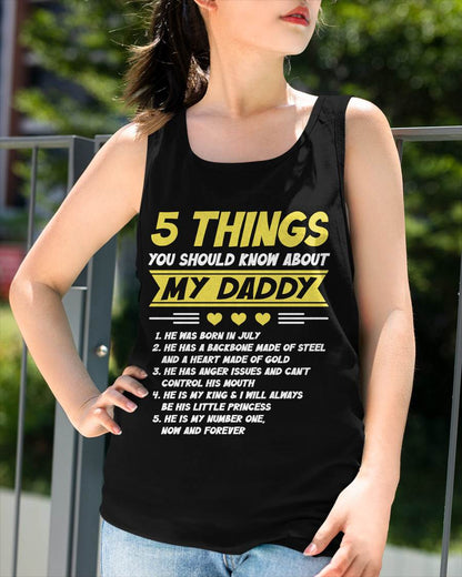 JULY - 5 THINGS YOU SHOULD KNOW ABOUT MY DADDY - FROM DAD - TLEE07 (SKU2606-53-07)