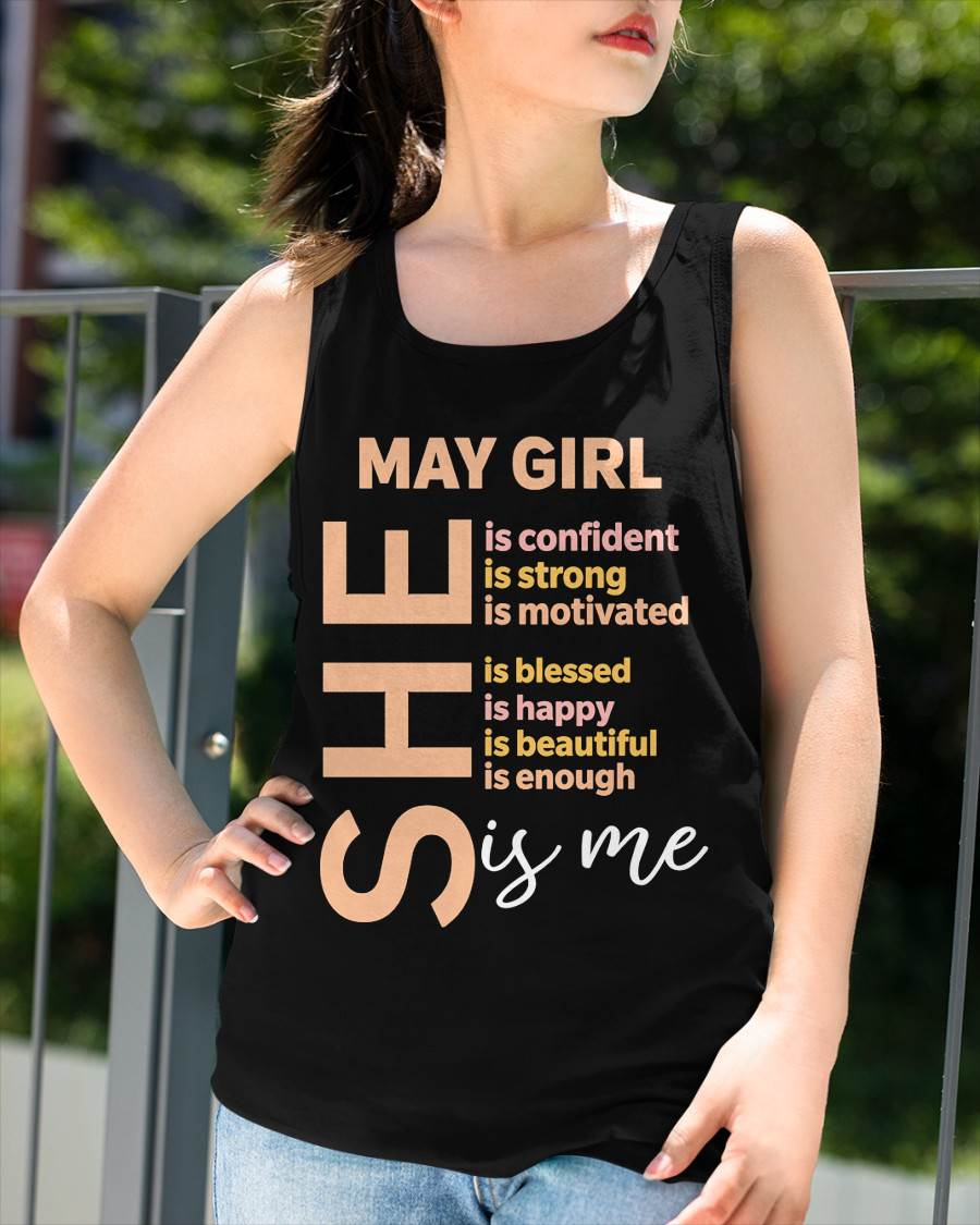 MAY GIRL - SELF LOVE TYPOGRAPHY - FOR WOMEN - TLEE05 (SKU2606-255-05)