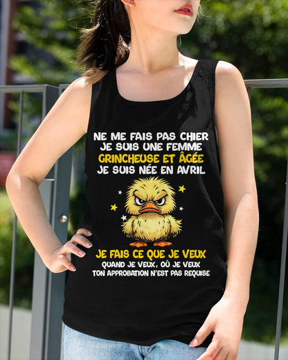 JE SUIS UNE FILLE D’AVRIL - POUR FEMME - TLEE04 (SKU2604-119-04)