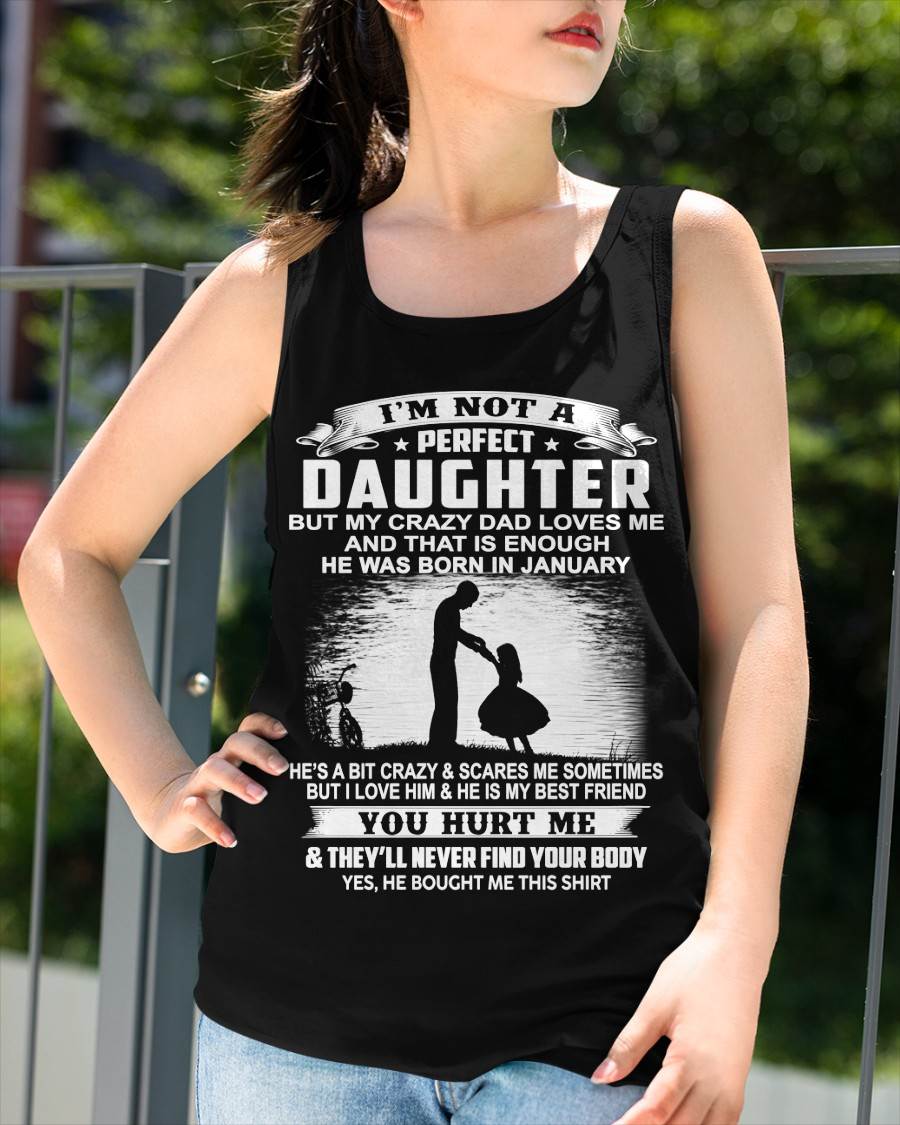 DAD BORN IN JANUARY AND DAUGHTER BEST FRIENDS - FROM DAD - TLEE01 (SKU2605-166-01)