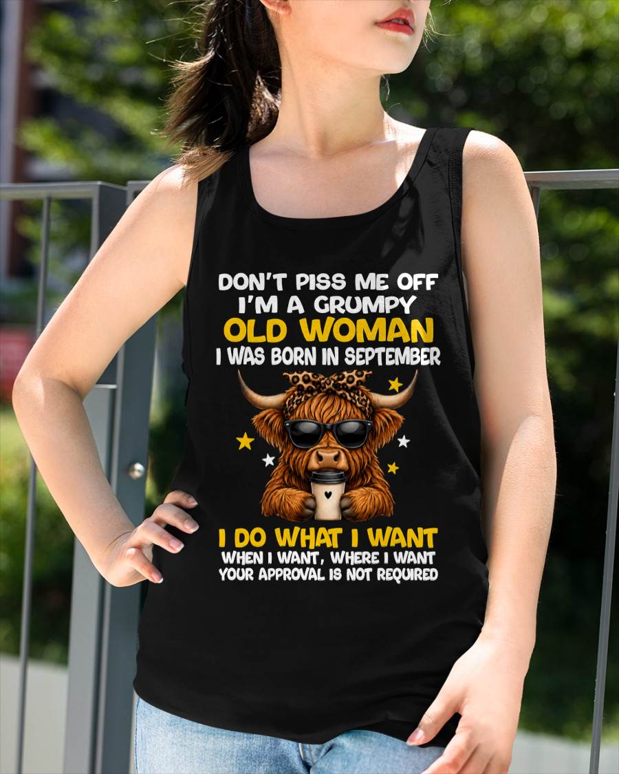 SEPTEMBER BORN WOMAN FUNNY SHIRT - FOR WOMEN - TLEE09 (SKU2607-217-09)