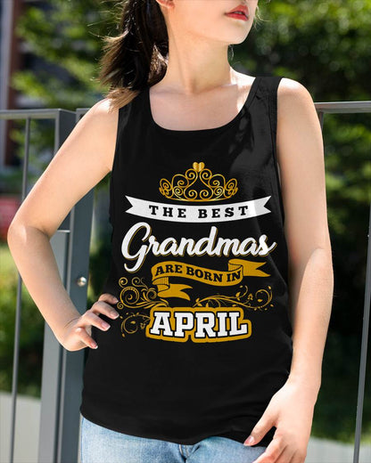 APRIL GRANDMAS ARE THE BEST - FOR WOMEN - TLEE04 (SKU2605-238-04)