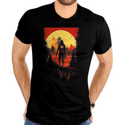 Native American T-Shirts, Vintage Native American Unisex T-Shirt/Hoodie/Sweatshirt HLT00 - Native American Heritage Chief T-Shirt (2)