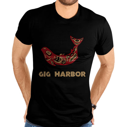 Native American T-Shirts, Vintage Native American Unisex T-Shirt/Hoodie/Sweatshirt HLT00 - Gig Harbor Washington Native American Salmon Fishermen Gift T-Shirt