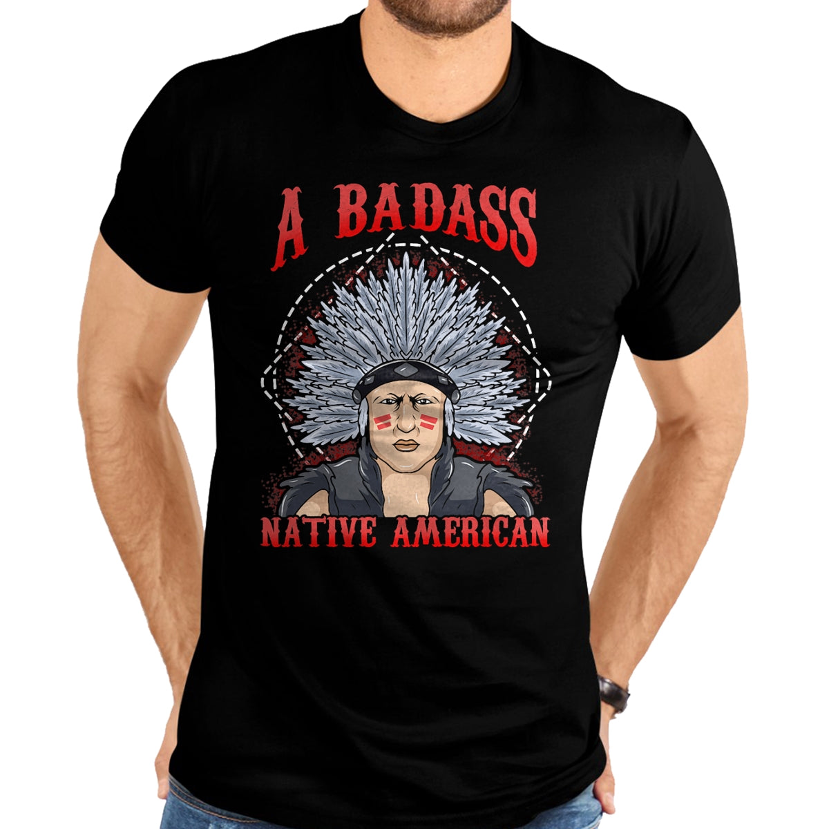 Native American T-Shirts, Vintage Native American Unisex T-Shirt/Hoodie/Sweatshirt HLT00 - I Have Two Titles - Mom and Grandma - Native American T-Shirt