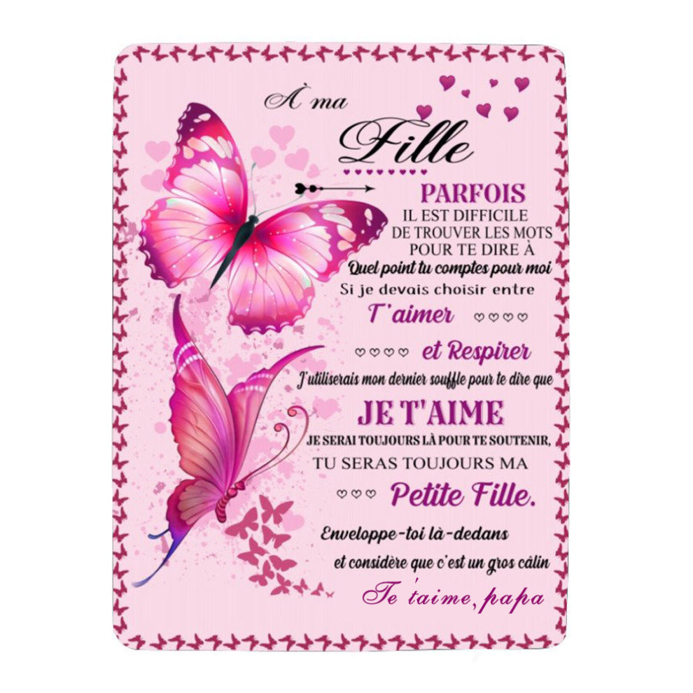Cadeau Spécial Pour Ta Fille Couverture - De Papa