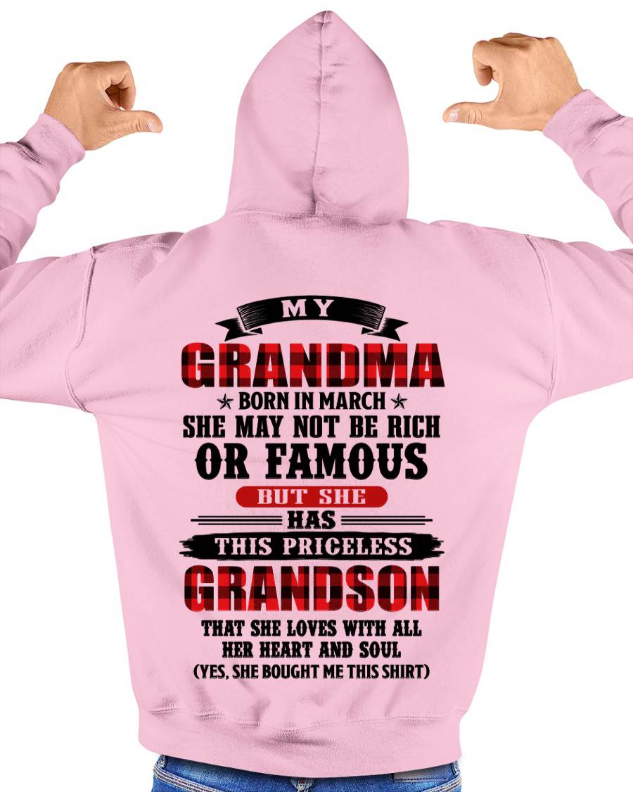 MARCH GRANDMA - HER PRICELESS GRANDSON - FROM GRANDMA - TLEE03 (SKU2606-337-03)