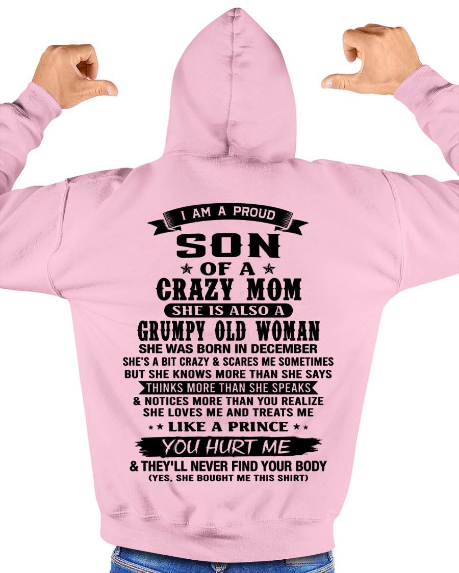 DECEMBER - MY MOM IS CRAZY BUT SHE LOVES ME - FROM MOM - TLEE12 (SKU2606-354-12)