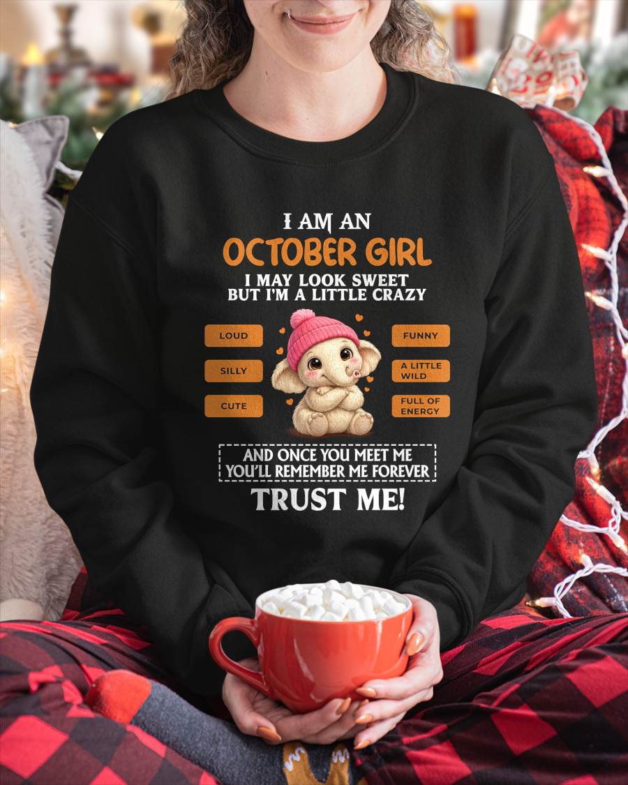 OCTOBER GIRL - SWEET, LOUD, AND A LITTLE WILD WITH AN UNFORGETTABLE VIBE - FOR WOMEN - TLEE10 (SKU2603-202-10)