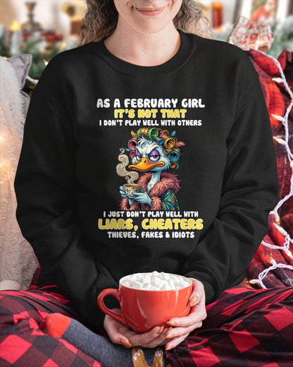 AS A FEBRUARY GIRL, I PLAY NICE BUT SELECTIVELY - FOR WOMEN - TLEE02 (SKU2604-29-02)