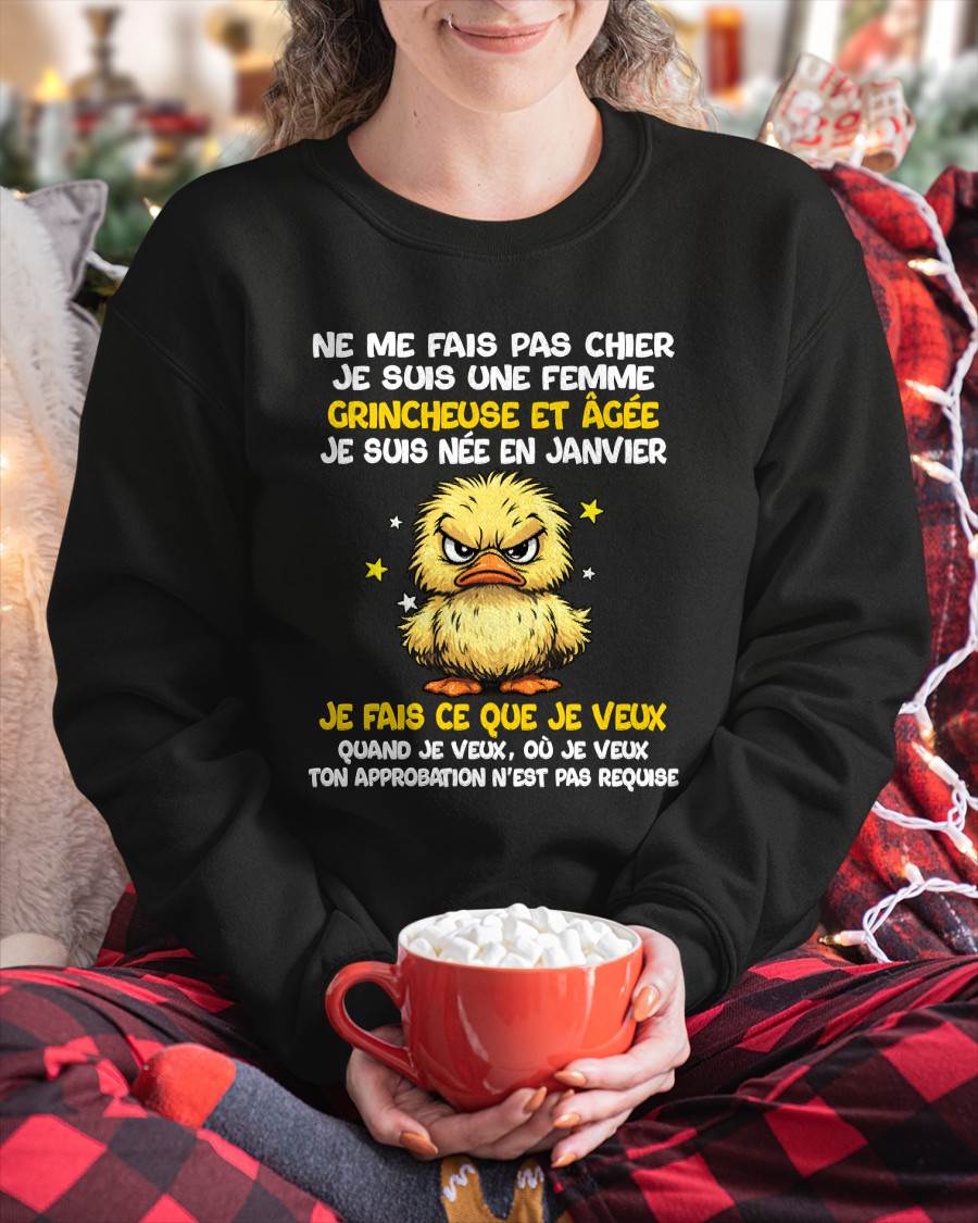 JE SUIS UNE FILLE DE JANVIER - POUR FEMME - TLEE01 (SKU2604-119-01)