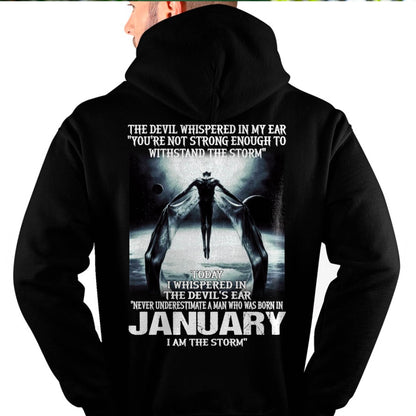 JANUARY - THE DEVIL WHISPERED IN MY EAR - T-SHIRT FOR MAN - TLEE01 (SKU08-35-01)