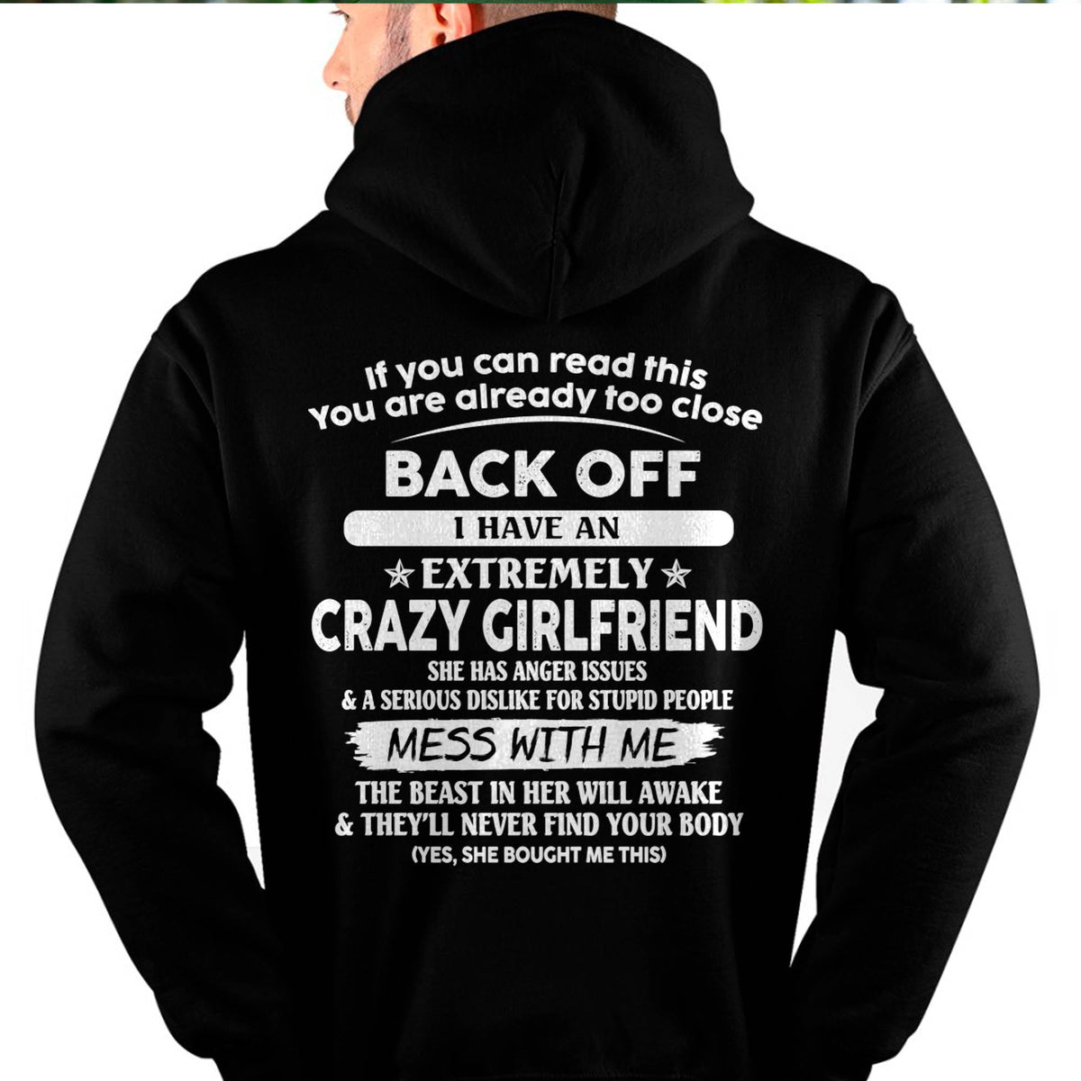 If You Can Read This You Are Already Too Close - Gift For Your Boyfriend, Husband From Wife - TLEE00 (SKU07-175-00)