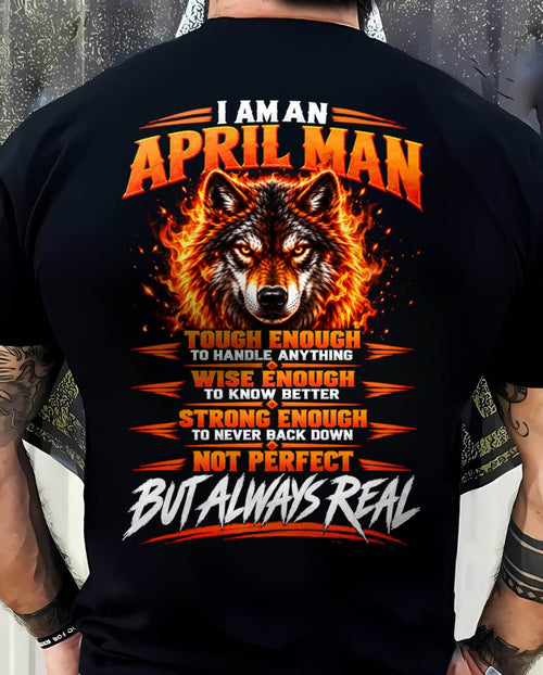 APRIL – NOT PERFECT BUT ALWAYS REAL , WOLF SHIRT - FOR MAN - TLEE04 (SKU2610-56-04)