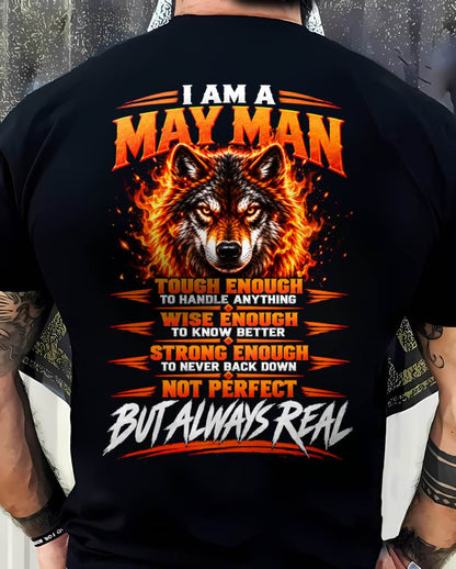 MAY – NOT PERFECT BUT ALWAYS REAL , WOLF SHIRT - FOR MAN - TLEE05 (SKU2610-56-05)
