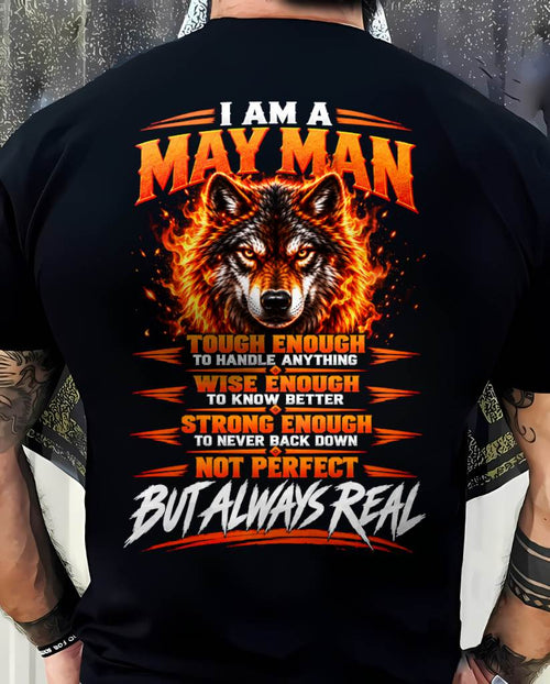 MAY – NOT PERFECT BUT ALWAYS REAL , WOLF SHIRT - FOR MAN - TLEE05 (SKU2610-56-05)