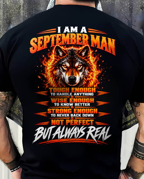 SEPTEMBER – NOT PERFECT BUT ALWAYS REAL , WOLF SHIRT - FOR MAN - TLEE09 (SKU2610-56-09)