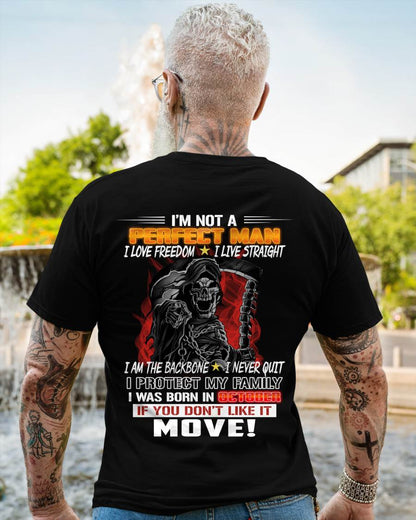 OCTOBER - A MAN WHO NEVER QUITS AND PROTECTS HIS OWN - FOR MAN - TLEE10 (SKU26T-01231-10)