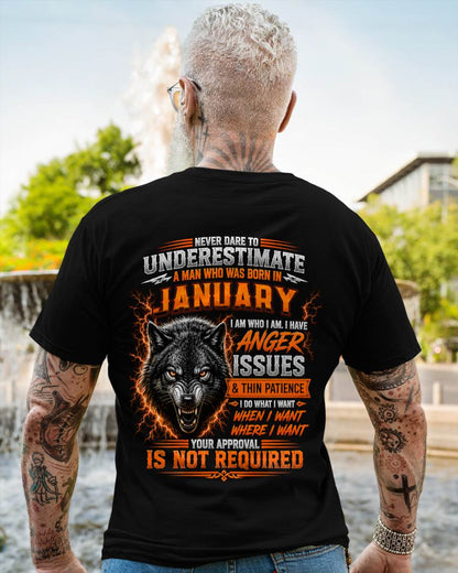 JANUARY MAN I DO WHAT I WANT SHIRT - FOR MAN - TLEE01 (SKU2608-244-01)