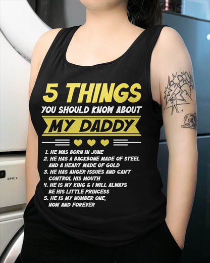 JUNE - 5 THINGS YOU SHOULD KNOW ABOUT MY DADDY - FROM DAD - TLEE06 (SKU2606-53-06)