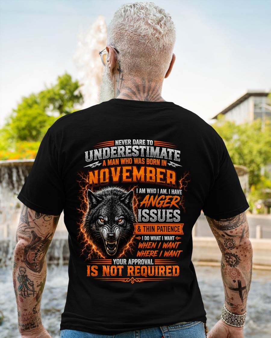NOVEMBER MAN I DO WHAT I WANT SHIRT - FOR MAN - TLEE11 (SKU2608-244-11)