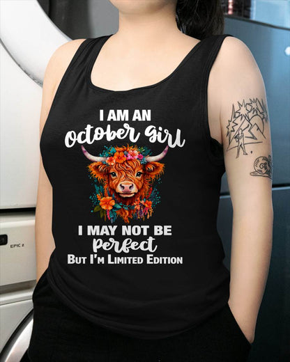 OCTOBER GIRL ONE OF A KIND TEE - FOR WOMEN - TLEE10 (SKU2607-296-10)