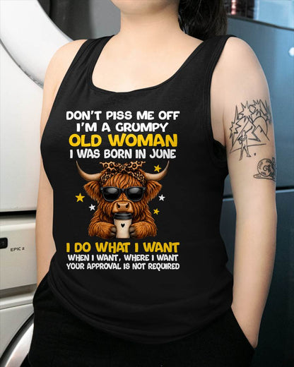 JUNE BORN WOMAN FUNNY SHIRT - FOR WOMEN - TLEE06 (SKU2607-217-06)