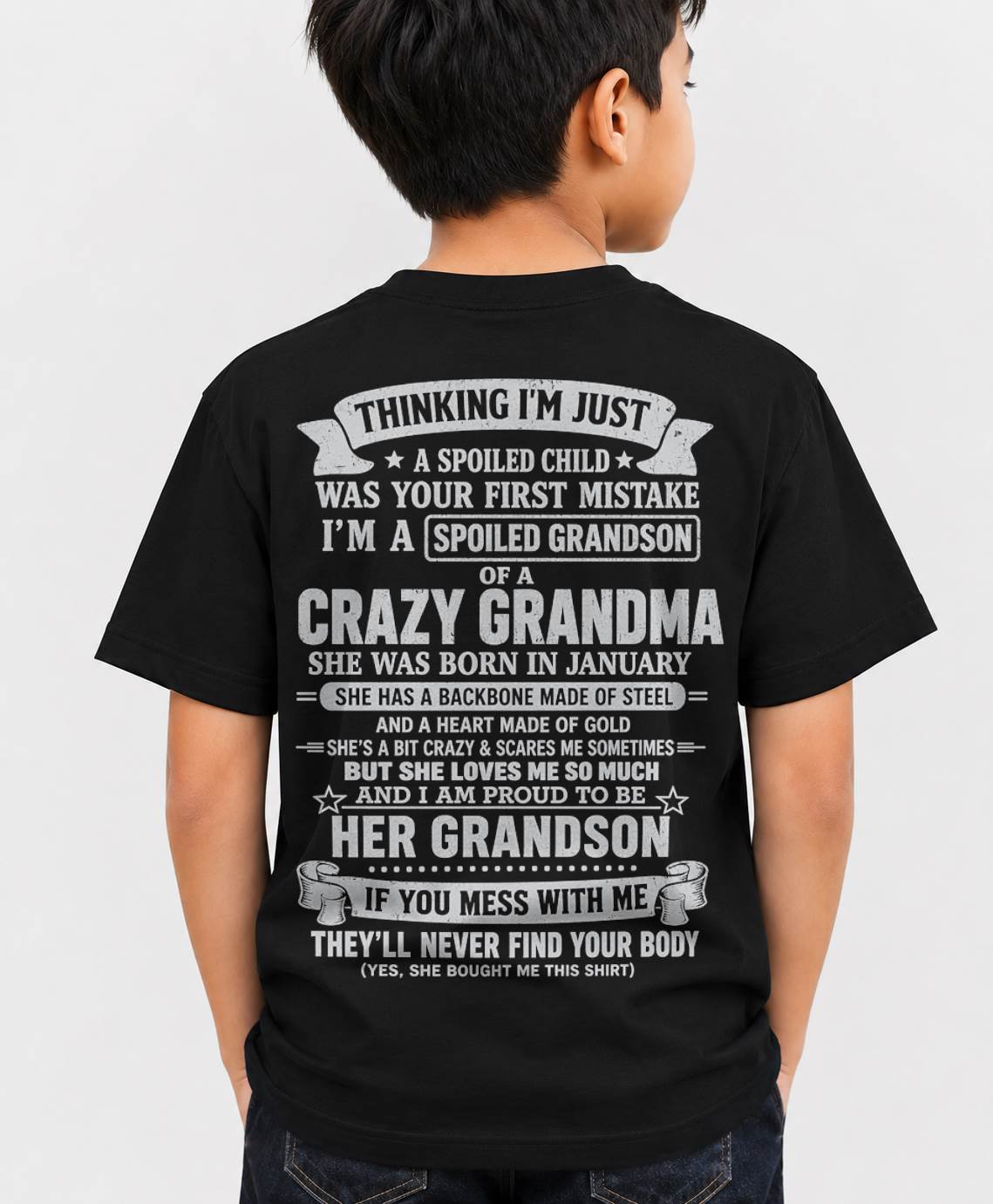 JANUARY - GRANDMA’S PROTECTION MODE: ON - FROM GRANDMA - TLEE01 (SKU2607-06-01)