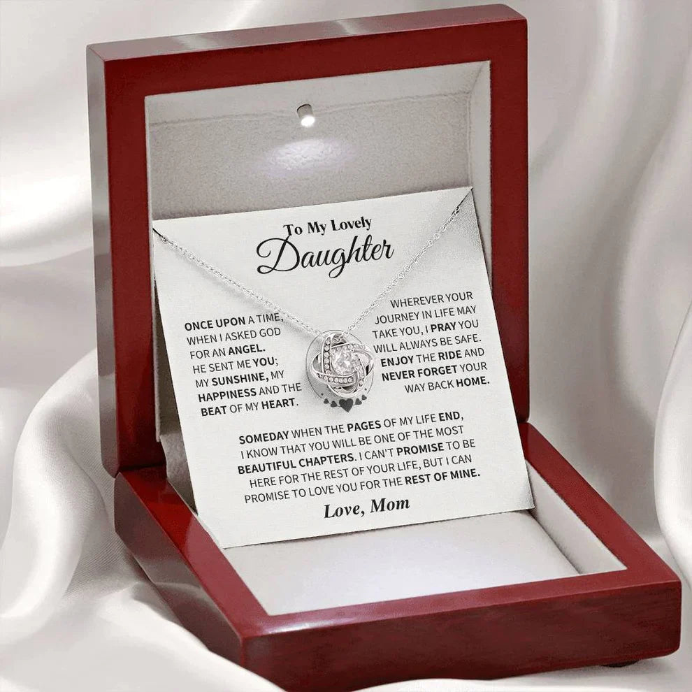 To My Daughter From Mom Necklace