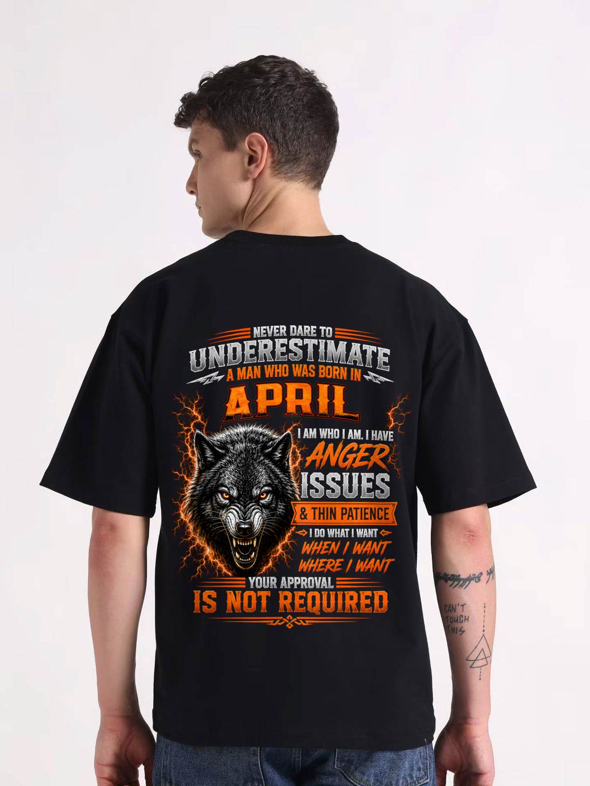 APRIL MAN I DO WHAT I WANT SHIRT - FOR MAN - TLEE04 (SKU2608-244-04)