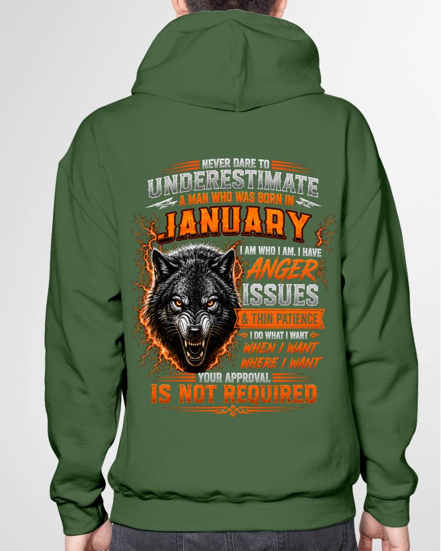 JANUARY MAN I DO WHAT I WANT SHIRT - FOR MAN - TLEE01 (SKU2608-244-01)
