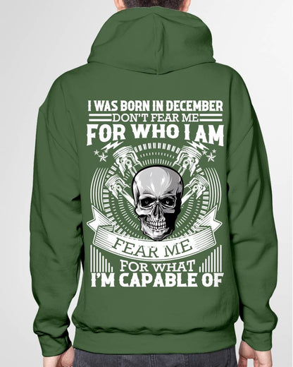 DECEMBER – DON’T FEAR ME FOR WHO I AM, FEAR ME FOR WHAT I’M CAPABLE OF - FOR MAN - TLEE12 (SKU2604-199-12)