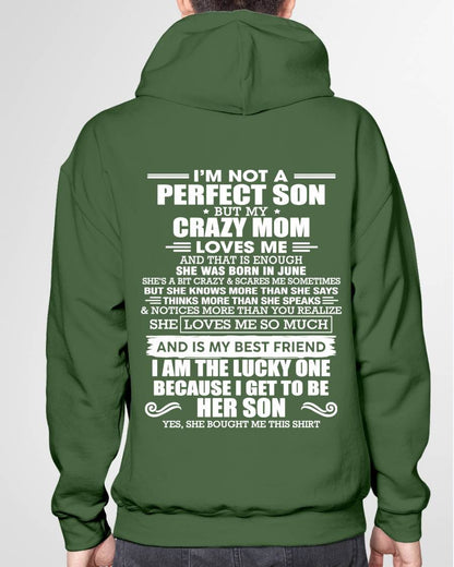 JUNE MOM - SHE MAY BE CRAZY BUT SHE LOVES ME UNCONDITIONALLY - FROM MOM - TLEE06 (SKU2604-84-06)