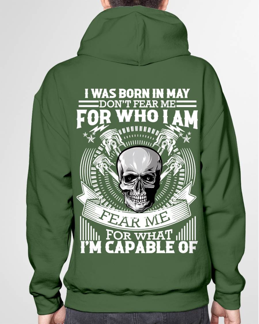 MAY – DON’T FEAR ME FOR WHO I AM, FEAR ME FOR WHAT I’M CAPABLE OF - FOR MAN - TLEE05 (SKU2604-199-05)