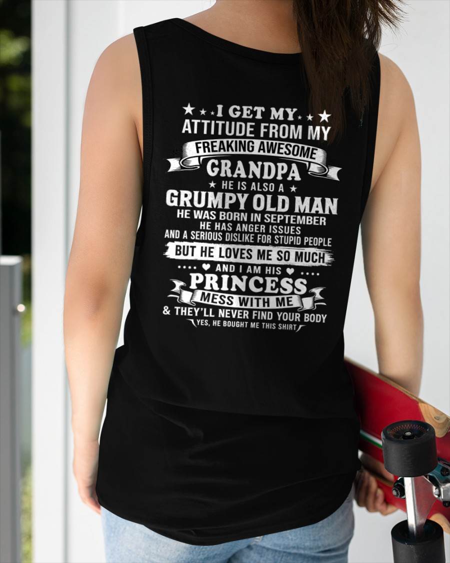 SEPTEMBER - MY GRUMPY OLD GRANDPA LOVES ME FUNNY - FROM GRANDPA - TLEE09 (SKU2609-10-09)
