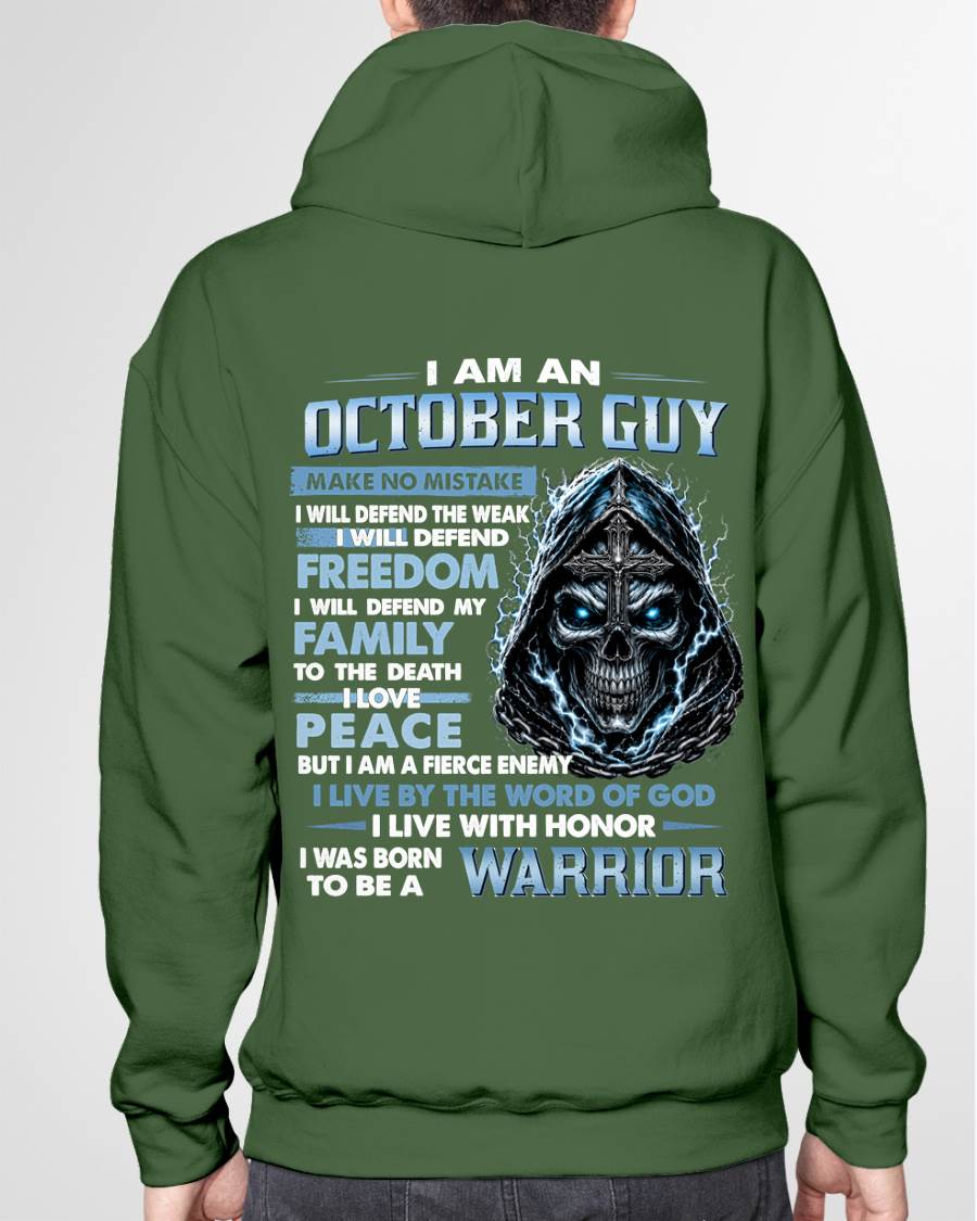 OCTOBER GUY – NEVER BACK DOWN - FOR MAN - TLEE10 (SKU2607-271-10)