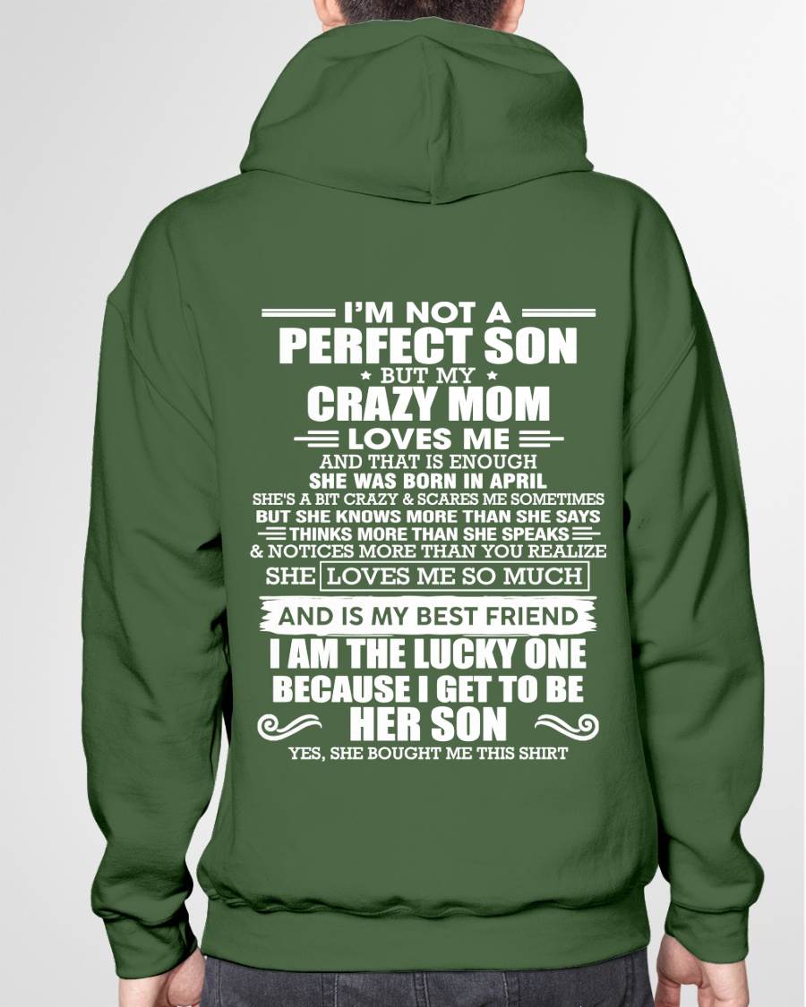 APRIL MOM - SHE MAY BE CRAZY BUT SHE LOVES ME UNCONDITIONALLY - FROM MOM - TLEE04 (SKU2604-84-04)