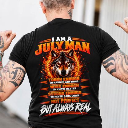 JULY – NOT PERFECT BUT ALWAYS REAL , WOLF SHIRT - FOR MAN - TLEE07 (SKU2610-56-07)