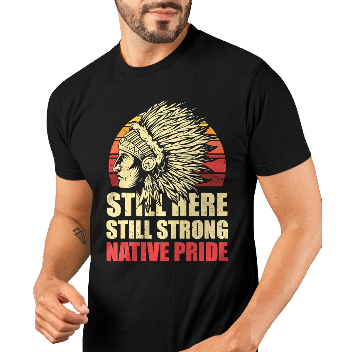 Native American T-Shirts, Vintage Native American Unisex T-Shirt/Hoodie/Sweatshirt HLT00 - Strong Resilient Indigenous Native Americans T-Shirt