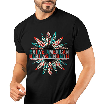 Native American T-Shirts, Vintage Native American Unisex T-Shirt/Hoodie/Sweatshirt HLT00 - Native American Heritage Month T-Shirt (1)