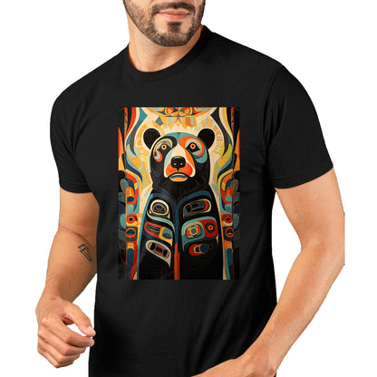 Native American T-Shirts, Vintage Native American Unisex T-Shirt/Hoodie/Sweatshirt HLT00 - Native American Art Design Spirit Bear T-Shirt