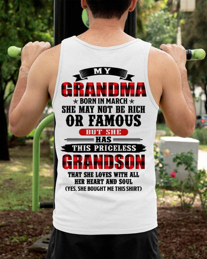 MARCH GRANDMA - HER PRICELESS GRANDSON - FROM GRANDMA - TLEE03 (SKU2606-337-03)