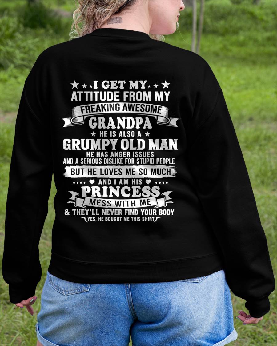 MY GRUMPY OLD GRANDPA LOVES ME FUNNY - FROM GRANDPA - TLEE00 (SKU2609-10-00)