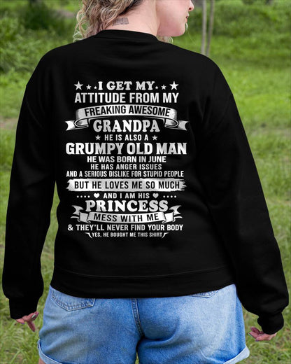 JUNE - MY GRUMPY OLD GRANDPA LOVES ME FUNNY - FROM GRANDPA - TLEE06 (SKU2609-10-06)